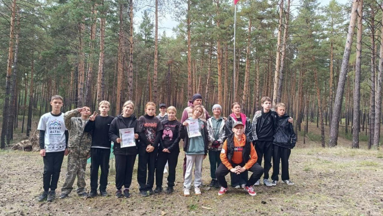 Районные соревнования по спортивному туризму на пешеходных дистанциях.